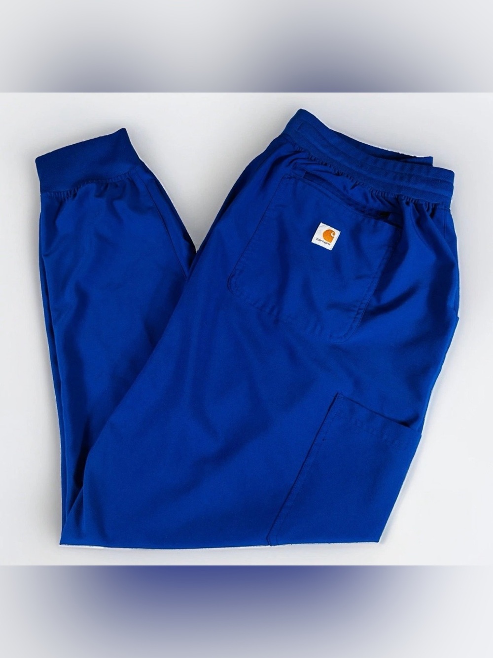 Carhartt Force Cross Flex Jogger Scrub Pants XL Royal Blue Cargo Stretch C53110
